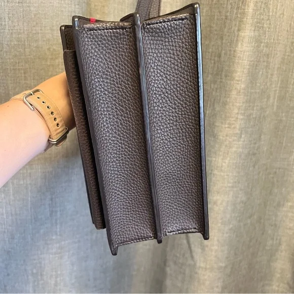 Angela Roi Dark Brown Crossbody Bag - Picture 7 of 12